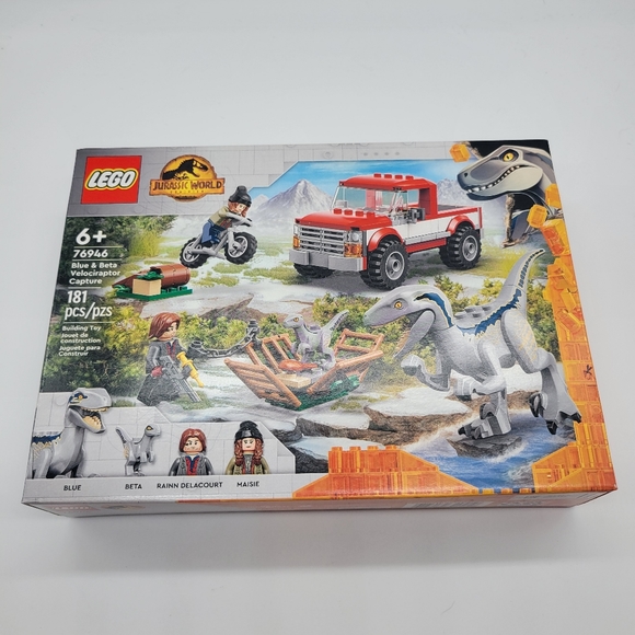 Lego Jurassic World Dominion. Blue & Beta Velociraptor Capture. - Picture 1 of 10